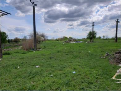 Vedere a terenului proprietății din Satu Mare