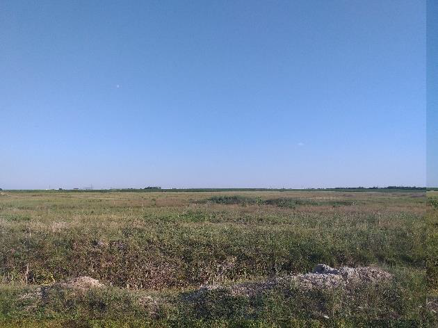 Vedere panoramică a terenului din Dudeștii Noi