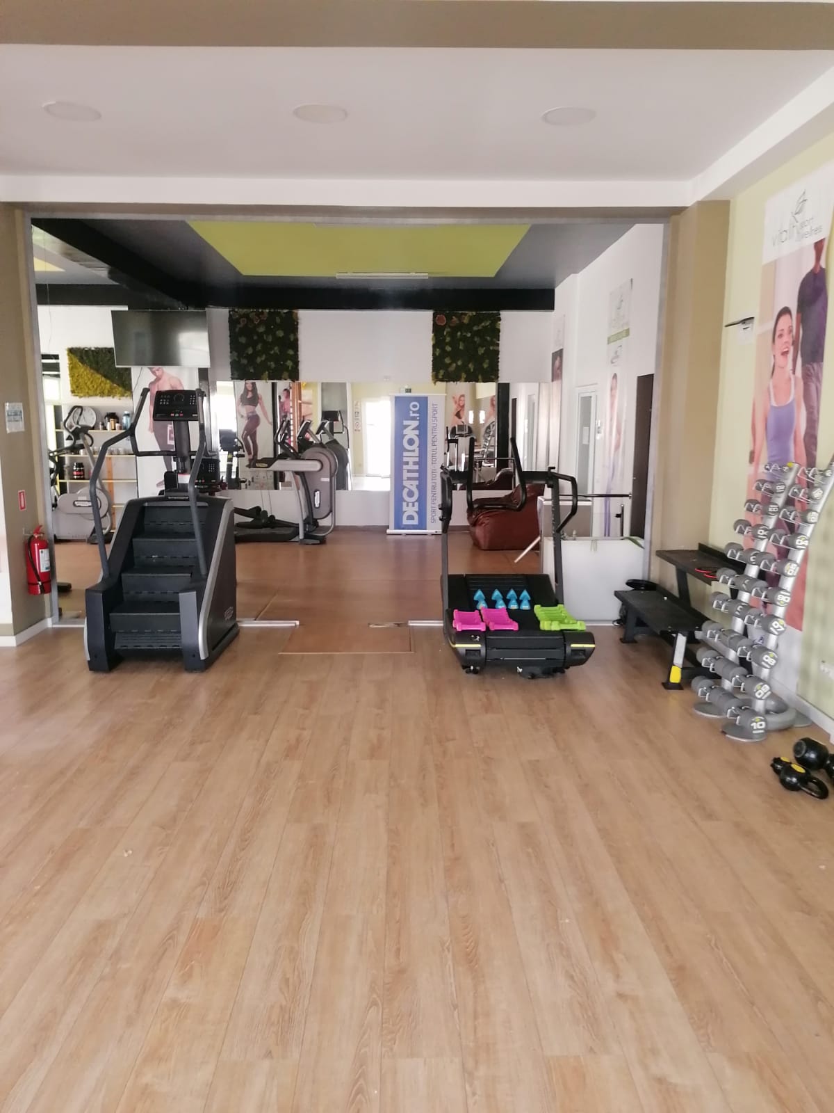 Sala de fitness a centrului din Pitești